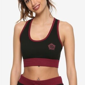Hot topic supernatural sport bra